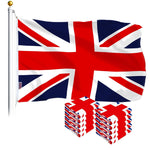 Load image into Gallery viewer, UK British Flag 3x5 Ft 10Pack Printed Polyester By G128