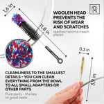 Load image into Gallery viewer, Premium Cleaning Set with 4 Brushes &amp; 500 Stainless Steel Cleaning Beads
