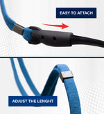 Load image into Gallery viewer, SIGONNA Eye Glasses Holder Around Neck 4 Glasses Straps for Men Women Glasses Holder Strap Retainer
