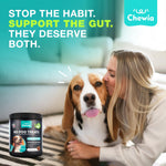 Load image into Gallery viewer, No Poo Chews for Dogs  Coprophagia Deterrent  Dog Probiotics for Digestive Health with Enzymes  Canine Stool Eating Deterrent  Digestive, Dental, Gut &amp; Immune Health Treats  No Poop Eating