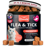 Load image into Gallery viewer, Flea Treatment for Cats  Daily Oral Cat Flea and Tick Chews  Chewable Tick Treatment Supplement for Kittens  Skin &amp; Coat, Digestive Health Supplement  Alternative to Collars, Combs, Shampoos