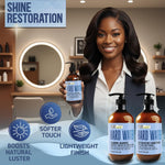 Load image into Gallery viewer, Hard Water Shampoo and Conditioner Set  16 Fl Oz Set of 2 Sulfate Free and Paraben Free Chelating Action Moisturizing Professional Formula for Women and Men Hydrating Swim Safe Formula