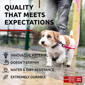 Waterproof Dog Leash 4 Ft 6 Ft Anti Slip Dog Leash for Large Dogs Small and Medium Dogs Heavy Duty Dog Leash with Water and Dirt Resistant Long Or Short Dog Leashes for Boy & Girl Dogs