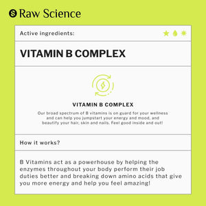 Liquid Vitamin B Complex Supplement for Women and Men Hair Skin Support 2 fl oz