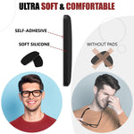 Load image into Gallery viewer, Eyeglass Nose Pads Grips 1 mm Adhesive Glasses Nose Grip Non Slip Silicone Eyeglasses Nose Pads Anti Slip Sunglass Nose Pads Bridge 6 Pairs 1mm x 7mm x 16mm