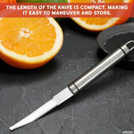 Load image into Gallery viewer, Grapefruit Knife With Curved Serrated Blade   Fruit Slicer and Cutter for Oranges   Kitchen Gadget Stainless Steel Small Knife for Home