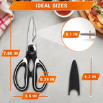 Load image into Gallery viewer, Kitchen Scissors All Purpose Heavy Duty Multifunctional Kitchen Shears for Food Heavy Duty with Ergonomic Handle &amp; Corrosion Resistant Blades Designed for Fish Nuts Vegetables &amp; Bottle Opening