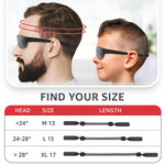 Load image into Gallery viewer, SIGONNA Glasses Strap Eyeglass Holder Band  No Tail Sunglasses Strap Sports for Men Women Adjustable Eyeglasses Strap Lanyard  Anti Slip Eye Glasses Holders Around Neck Head 2 Pcs
