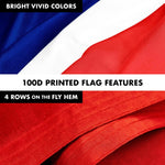 Load image into Gallery viewer, G128  6 Feet Tangle Free Spinning Flagpole (Silver) France Brass Grommets Printed 3x5 ft (Flag Included) Aluminum Flag Pole