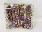 Load image into Gallery viewer, Bholi Sage Plus Sage Smudge Kit for Cleansing Negative Energy Lavender with White Sage Smudge Sticks Pack of 4