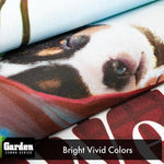 Load image into Gallery viewer, G128 Combo Pack: Garden Flag Stand Black 36x16 Inch &amp; Garden Flag Welcome Sleeping Puppy 12x18 Inch