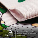 Load image into Gallery viewer, G128 Garden Flag Happy St. Patrick's Day Three Leprechaun Gnomes 12x18 Burlap Fabric