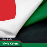 Load image into Gallery viewer, G128 Palestine Palestinian Flag  3x5 feet  Printed 150D, Indoor/Outdoor, Vibrant Colors, Brass Grommets, Quality Polyester, Much Thicker More Durable Than 100D 75D Polyester