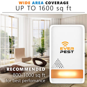 Ultrasonic Pest Repeller Plug in 2 Pack Repellent Control Get Rid of Mosquito
