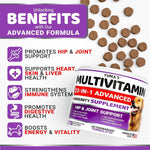 Load image into Gallery viewer, (2 Pack) Multivitamin Treats for Dogs Made in USA
