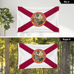 Load image into Gallery viewer, 2 Pack Florida FL State Flag 3x5 Ft Printed 150D Polyester 4 Corner Brass
