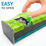 Load image into Gallery viewer, Extra Large Pill Organizer  XXL Pill Box 7 Day   Weekly Pill Organizer with AM PM Large Compartments Big Pill Case for Supplements Jumbo Pill Holder for Vitamins Huge Medicine Organizer 2 Times a Day