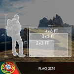 Load image into Gallery viewer, Portugal Portuguese Flag 3x5 Ft 2Pack Doublesided Embroidered Polyester By G128