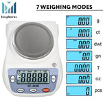 Load image into Gallery viewer, Eosphorus Science Digital Scale Lab Balance Gram Scale 0.01g Accuracy Electronic Scale Laboratory Digital Scale Chemistry Jewelry – Carats, Ounces and Grams Scale (SF 400D R W)