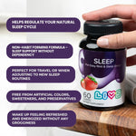 Load image into Gallery viewer, Sleep Gummies w Melatonin and Magnesium Sleep Aid Gummy for Adults Organic with
