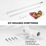 Load image into Gallery viewer, G128 Combo Pack: 6 Feet Tangle Free Spinning Flagpole (Silver) California Double Headed Bear Flag 3x5 ft Printed 150D Brass Grommets (Flag Included) Aluminum Flag Pole