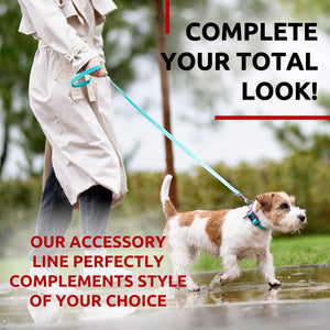 Waterproof Dog Leash 4 Ft 6 Ft Anti Slip Dog Leash for Large Dogs Small and Medium Dogs Heavy Duty Dog Leash with Water and Dirt Resistant Long Or Short Dog Leashes for Boy & Girl Dogs
