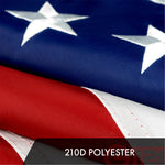 Load image into Gallery viewer, G128 10 PACK: American Flag 210D Embroidered Polyester 3x5 Ft