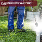 Load image into Gallery viewer, Pressure Washer Hose Connector   M22 14mm Pressure Washer Hose Coupler 4500 PSI Heavy Duty Brass Quick Connect and No Leak Design Easy &amp; Secure Installation for Home &amp; Professional Use