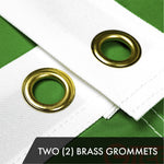 Load image into Gallery viewer, G128 3 Pack: Ireland Irish Shamrock Flag  2.5x4 Ft  ToughWeave Series Embroidered 300D Polyester  Embroidered Design, Indoor/Outdoor, Brass Grommets