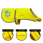 Load image into Gallery viewer, Soft Shell Waterproof Dog Vest M Size Neck Size 19 in Hi Visibility Reflective
