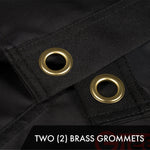 Load image into Gallery viewer, G128  All Black American USA US Flag 3x5 ft Embroidered Stars Sewn Stripes Brass Grommets