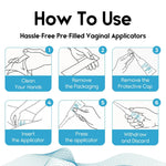 Load image into Gallery viewer, Vaginal Moisturizer Gel for Vagina Health 12 Pre Filled Applicators Moisturizer for Vaginal Dryness Relief and Long Lasting Wetness Pre and Post Menopausal
