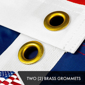 USA American Flag 3x5 Ft 5Pack Doublesided Embroidered Polyester By G128