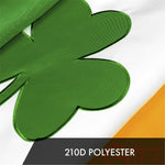 Load image into Gallery viewer, G128 3 Pack: Ireland Irish Shamrock Flag  4x6 Ft  ToughWeave Series Embroidered 300D Polyester  Embroidered Design, Indoor/Outdoor, Brass Grommets