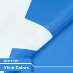 Load image into Gallery viewer, G128 3 Pack: Somalia (Somali) Flag  3x5 feet  Printed 150D Indoor/Outdoor, Vibrant Colors, Brass Grommets, Quality Polyester, Much Thicker More Durable Than 100D 75D Polyester