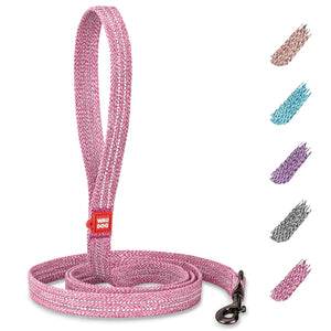 WAUDOG Recycled Cotton Dog Leash 6 Ft 10 Ft Eco Friendly Collar for Small Medium & Large Dogs Reflective Dog Leash for Medium Dogs Strong Leashes for Large Breed Dogs Puppy Leash for Small Dogs