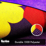 Load image into Gallery viewer, G128 Combo Pack: Garden Flag Stand Black 36x16 Inch &amp; Garden Flag Trick or Treat Owl Purple 12x18 Inch