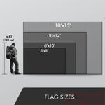 Load image into Gallery viewer, G128 Combo Pack: American USA TeaStained Flag 5x8 Ft &amp; Bennington 76 TeaStained Flag 5x8 Ft  Both ToughWeave Pro Series Embroidered 420D Polyester, Embroidered Design, Brass Grommets