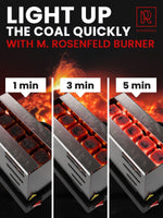Load image into Gallery viewer, Premium Hookah Coal Burner Black Burner for Hookah Charcoal Toaster Stove
