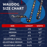 Load image into Gallery viewer, Nylon Dog Leash for Small Dogs and Medium Dogs 4 Ft x 3/5 inch Wide NASA Design
