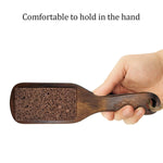 Load image into Gallery viewer, Pumice Stone Foot Brush Scrubber Wooden Pedicure Foot File with Handle for Dry Dead Skin Corn &amp; Callus Remover for Feet Foot Scraper Exfoliating Brush for Heels Elbows Hands

