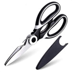 Load image into Gallery viewer, Kitchen Scissors All Purpose Heavy Duty Multifunctional Kitchen Shears for Food Heavy Duty with Ergonomic Handle &amp; Corrosion Resistant Blades Designed for Fish Nuts Vegetables &amp; Bottle Opening
