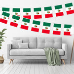 Load image into Gallery viewer, Mexico Mexican Bunting Banner Flag 8.2 x 5.5 Inch, Full String 33 Feet  Printed 150D Polyester, Decorations For Bar, School, Festival Events Celebration