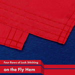 Load image into Gallery viewer, G128 5 Pack: Laos Laotian Flag  3x5 Ft  LiteWeave Pro Series Printed 150D Polyester  Country Flag, Indoor/Outdoor, Vibrant Colors, Brass Grommets, Thicker and More Durable Than 100D 75D Polyester