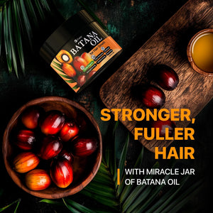 100% Raw Batana Oil for Hair Growth from Honduras Promotes Hair Density Reduces