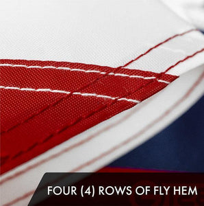 Ohio OH State Flag 3x5 Ft 2Pack Embroidered Polyester By G128