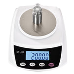 Load image into Gallery viewer, Ounce Carat and Gram Scale 0.01g Accuracy 600g Capacity Digital Balance Electronic Scale LCD for Science Lab   USB Charger and AC DC Adapter Included
