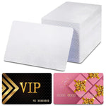 Load image into Gallery viewer, 100 Pcs Sublimation Business Card Blanks – Double Sided Aluminum Alloy Cards Pearl Color Thin &amp; Smooth Sublimation Blanks for Printing &amp; Personalization