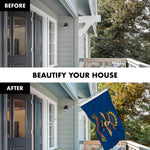 Load image into Gallery viewer, G128 Combo Pack: 6 Feet Tangle Free Spinning Flagpole (Silver) North Dakota ND State Flag 3x5 ft Printed 150D Brass Grommets (Flag Included) Aluminum Flag Pole