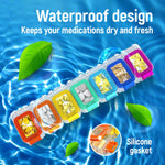 Load image into Gallery viewer, Weekly Medicine Pill Organizer Waterproof 7 Day Large Pill Box Daily Pill Case
